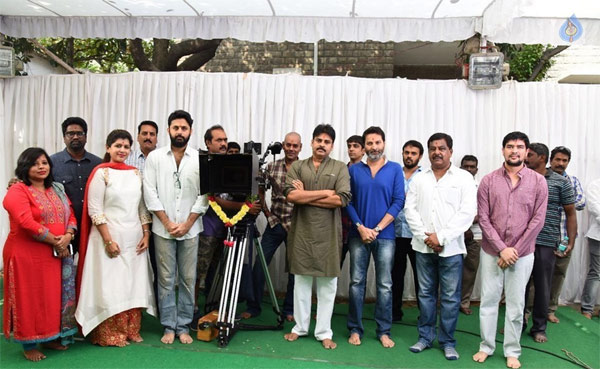 pawan kalyan,nithiin,trivikram srinivas,nithiin new movie opening,krishna chaitanya,pawan kalyan and trivikram producers  షాక్: పవన్, త్రివిక్రమ్ నిర్మాతలు- నితిన్ హీరో!